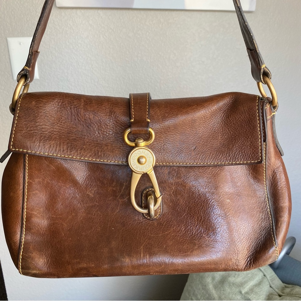 CLOSET CLOSING RARE Vintage Dooney & Bourke Purse | Florentine Vacchetta Leather